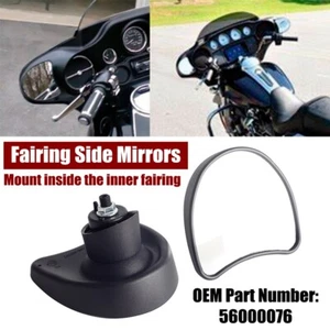 Espejos retrovisores de montaje de carenado interior para Harley Street Electra Glide Batwing 2014-2022 - Imagen 1 de 12