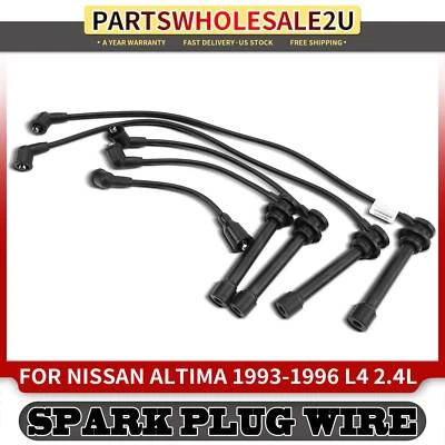 5x Juegos de cables de bujía para Nissan Altima 1993 1994 1995 1996 L4 2,4 L 224501E425 Foto 1 de 4