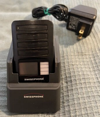 Swissphone LGRA Professional VHF USA Charger + RE729 Voice Pager - image 1 of 4
