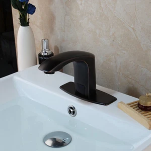 Grifo automático electrónico manos libres mezclador sensor grifo baño lavabo OR - Imagen 1 de 9