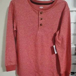 long sleeve shirt Red  Kids Large 10 12 - Picture 1 of 4
