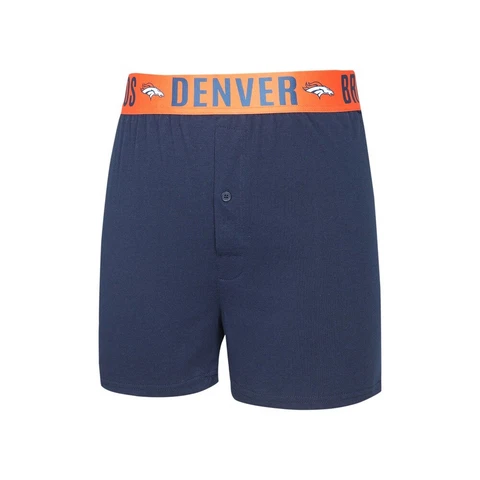 Denver Broncos NFL Men's Title Knit Boxer Shorts Cover