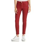 Nwt Frame Le High Skinny Hunter Red Coated Jeans Size 27