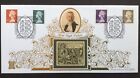 GB Benham Gold 1999 New High Values on George V First Day Cover, London W1 S/H/S