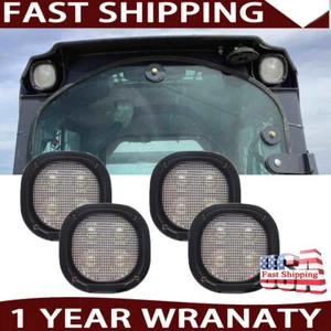 4PCS LED Cab Light Plug&Play For John Deere 326D 328D 332D 318D 320D 333D 319D - Picture 1 of 4
