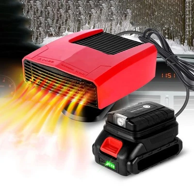 Car Heating Solution with Dual USB Ports for 18V Battery Compatibility - Image 1 of 4