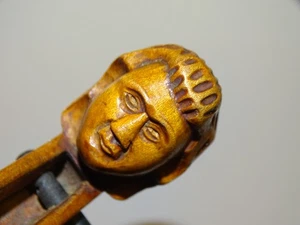 4/4 VIOLIN labelled JOANNES GEORGIUS HELMER (Nr. 505) - WITH FIGURAL HEAD - Picture 1 of 24