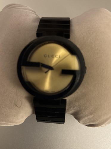 Orologio Gucci Interlocking G Grammy Awards Special 37MM Unisex Metallo Nero