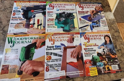 Taunton’s Wood Workers Journal  Magazine 2003 Complete Year 6 Issues Foto 1 de 3