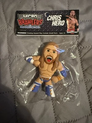 Caja de lucha libre profesional Chris Hero Micro Brawlers exclusiva septiembre 2020 NUEVA CRUDA Foto 1 de 4