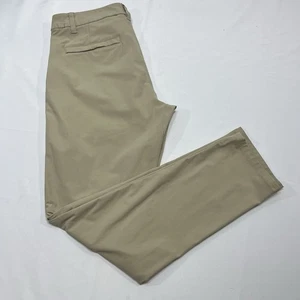 Lululemon Pants Mens 32x31 Commission ABC Khaki Warpstreme Chino Stretch READ** - Picture 1 of 11
