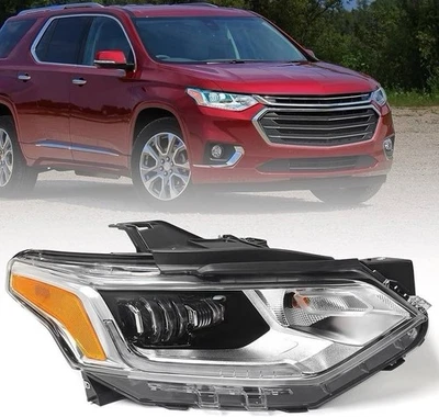 LED headlights for the right side of 2018-2021 Chevrolet Traverse models. - Image 1 of 4
