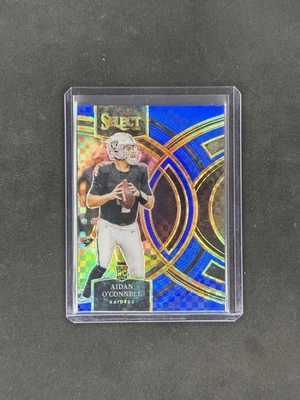 2023 Panini Select - Premier Level Aidan O'Connell #163 Blue Prizm /149 (RC) - Image 1 of 2