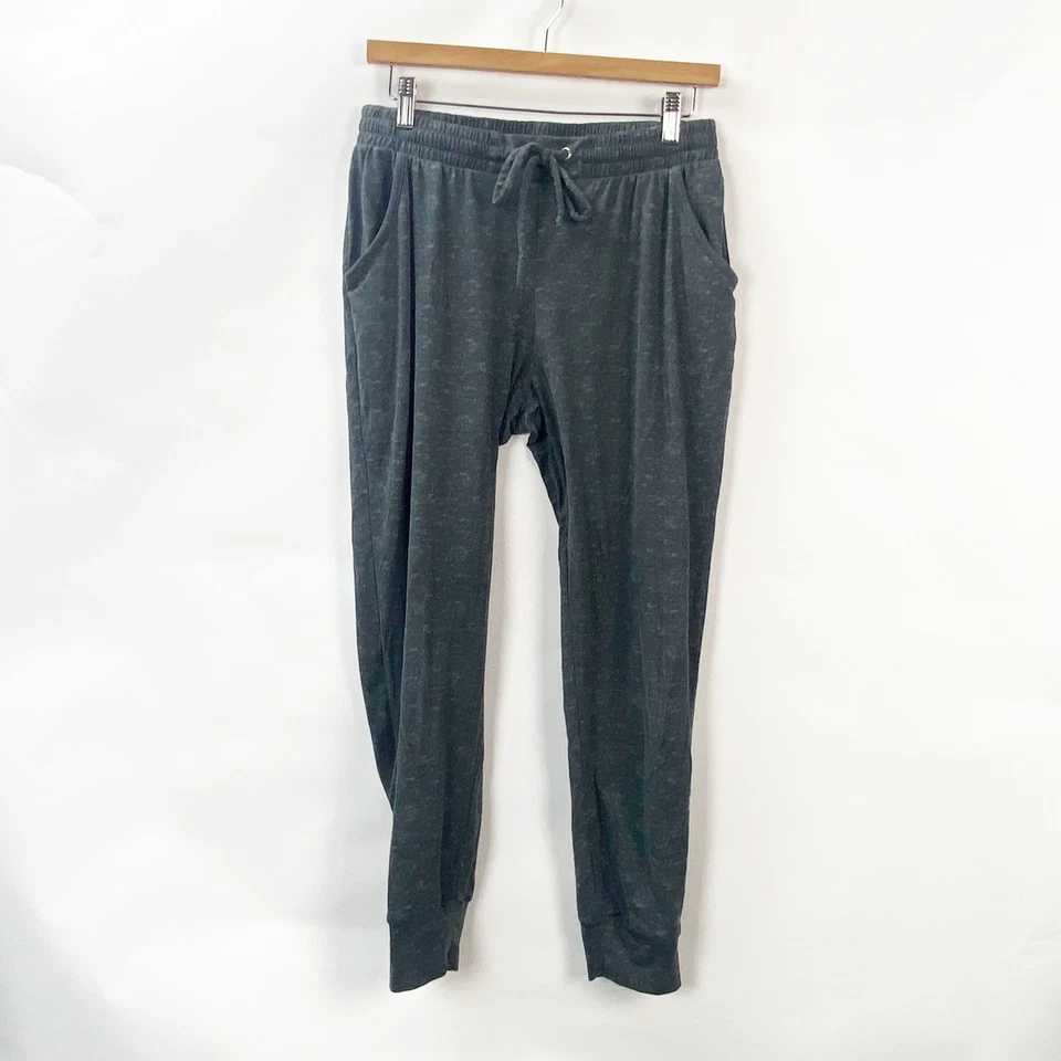 Pantalones deportivos SO Lounge medianos para mujer grises con cordón cintura elástica Foto 1 de 4