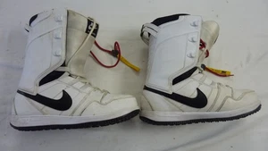Nike Vapen 447125-101 Snowboard Boots WHITE BLACK Mens UK 8 US 9 EU 42 RARE - Picture 1 of 9
