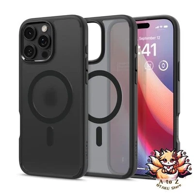 NEW Spigen iPhone 16 Pro Max Case MagSafe Compatible Semi-Transparent Clear - Image 1 of 4