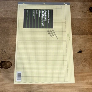 National Brand Premium Analysis Pad 13 Column 50 Sheets 11x16 3/8 45-362 - Picture 1 of 4