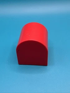 Raro Lego Duplo ROJO REDONDEADO BLOQUE CURVO Especial Topper Block Parte - Imagen 1 de 4