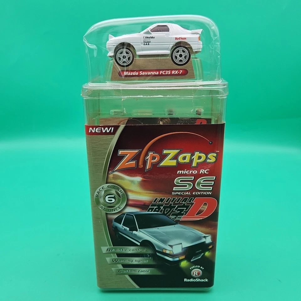 ZipZaps Micro RC Mazda Savannah FC3S RX-7 Special Edition Initial D Rare 2003 - Image 1 of 4
