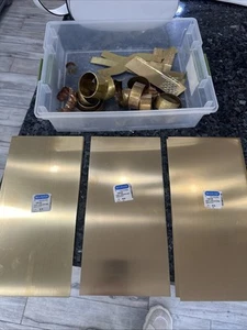 Enorme lotto gioielliere ottone 22GA, 24 GA, 26 GA + extra - Foto 1 di 8