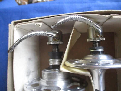 Pre-CPSC Curved levers, Block lettering, NOS Campagnolo hubs Large flange 120 36 - Image 1 of 4