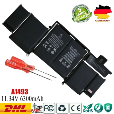 A1493 A1582 AKKU Für Apple Macbook Pro 13" Retina A1502 2013 2014 2015 6330mAh - Bild 1 von 4
