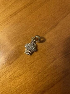 Gold Plated Cupcake Charm - Picture 1 of 2