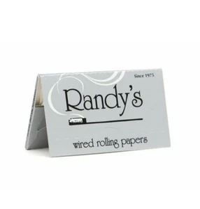 RANDY'S WIRED ROLLING PAPERS CIGARETTE 24 LEAVES PER BOOK 4ct FREE SHIP - Picture 1 of 3