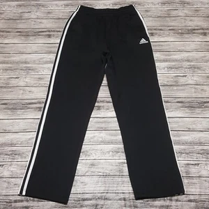 Adidas Size XL Boys Pants Activewear Gym Straight Slash Pockets Stripes - Picture 1 of 7