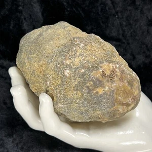 Geode 4-1/3" ungeöffnet natürlicher Rassler ganzer Kristall brechen Sie Ihren eigenen Quarz 1,4 Pfund - Bild 1 von 9