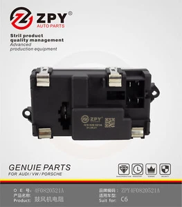 ZPY For 2004-2011 Audi A6 C6 R8 HVAC Blower Motor Resistor 4F0820521A - Picture 1 of 3