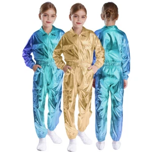 Unisex Kids Sweatsuit Street Dancewear Sport Outfits Boys Sparkly Athletic Set - Picture 1 of 143