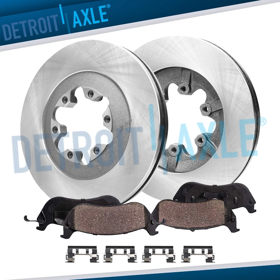Front Disc Rotors Brake Pads Kit for 2009 - 2012 Chevrolet Colorado GMC Canyon - Image 1 of 4