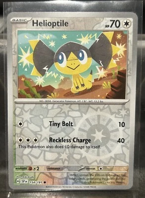 Helioptile 154/191 Sv08: Surging Sparks Reverse Holo - Image 1 of 2