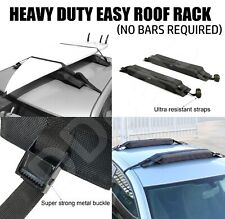 Easy Padded Roof Bars Rails Racks Carrier Rail Straps For Nissan Micra