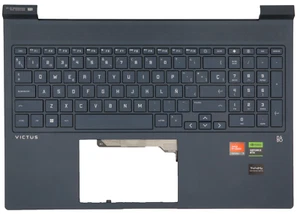 HP Victus 16-R 16-R0000 16-R1000 AP7ID000810 LED hiszpańska klawiatura z podparciem dłoni - Zdjęcie 1 z 2