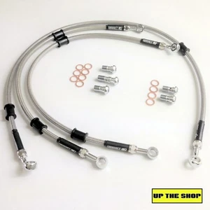 SUZUKI GSX-R750 F,G,H 1985-87 VENHILL s/steel braided brake lines front - Picture 1 of 3