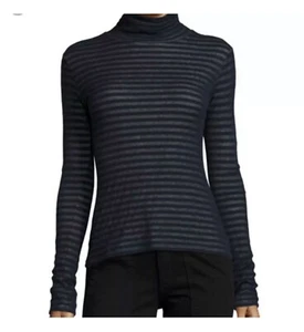 Women's Rag & Bone Jean Keaton Striped Turtleneck Sweater Size Small NWT - Foto 1 di 3