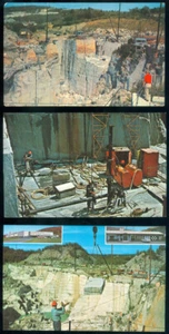 3 POSTALES - CANTERA DE GRANITO ROCK OF AGE, BARRA, VT - Imagen 1 de 1