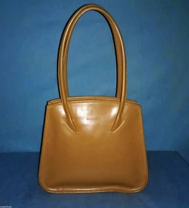 Borsa LA BAGAGERIE Marrone Avorio Pelle Usato Spalla - Picture 1 of 6