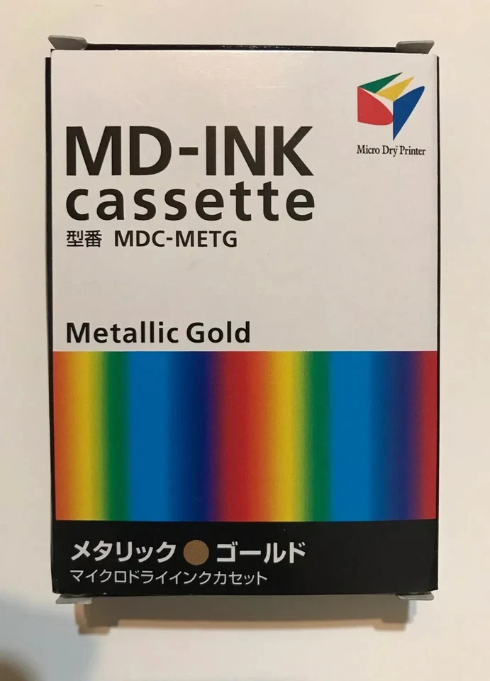 Alps MD Metallic Gold Printer Ink Cartridge MDC-METG - Replaces 106030-00 1 each - Image 1 of 1