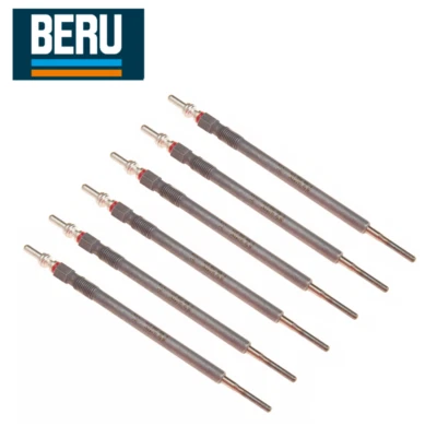 OEM Diesel Glow Plug 8mm (6pcs) OEM Beru for Mercedes Sprinter 2500 3500 07-12 - Image 1 of 4