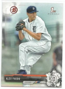 Béisbol Alex Faedo Tigres de Detroit 2017 primer Bowman Draft - Imagen 1 de 3