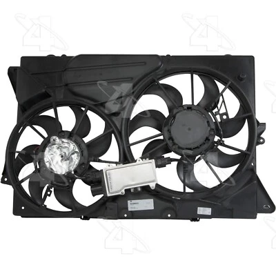 Para 2010-2013 Ford Flex radiador duplo e conjunto de ventilador condensador 4 estações 2011 - Imagem 1 de 4