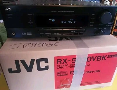 JVC RX-5030VBK 180 Watts Digital Audio Video Stereo Receiver LikeNEW w Box - Image 1 of 4