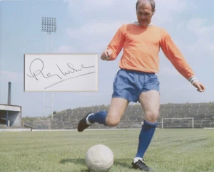RAY WILSON Signed In Person 10x8 Photo Display ENGLAND & EVERTON Legend COA - Picture 1 of 2