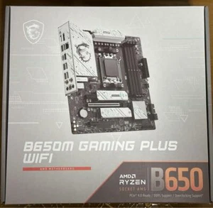 MSI B650M GAMING PLUS WIFI Micro ATX Sockel Mainboard AM5 AMD 7E24-001R DDR5 - Bild 1 von 9