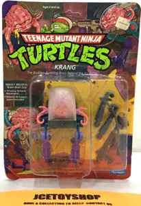 PLAYMATES 1988 TMNT TEENAGE MUTANT NINJA TURTLES KRANG MOSC - Picture 1 of 7