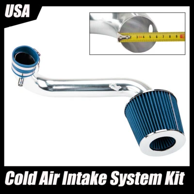 Kit de filtro de sistema de admisión de aire frío de 2,5" para Honda Civic 2001-2004 2005 1,7 L L4 Foto 1 de 4