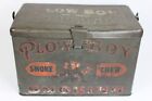 Rare -  Plow Boy  Empty Smoking Lunch Box Tobacco Tin